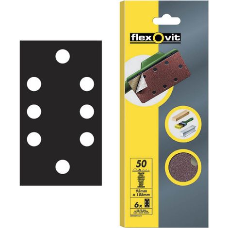 1/3 Sanding Sheets Quick Release Medium Grit (Pack of 6) FLV26344 (1/3)
