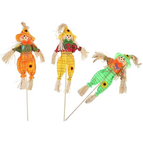 Stück Halloween Vogelscheuche Stehend Herbst Dekoration