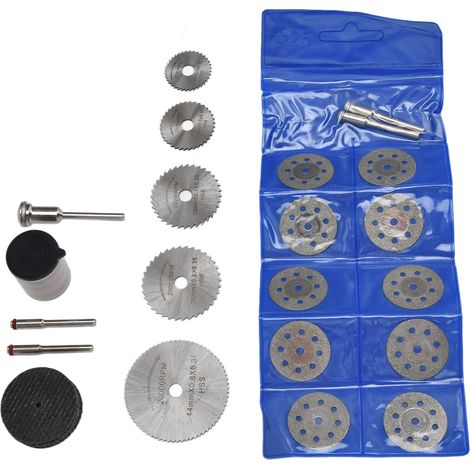 Set mit 60 Mini-Kreissägeblättern für Holz, DIY-Werkzeugklinge, Holzbearbeitungszubehör-Set (1/5)