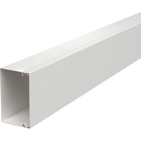 OBO Bettermann Leitungsführungskanal mit Bodenlochung 60x100x2000 Stahl bandverzinkt / kunststoffbeschichtet rei..., 2 Meter, 6248624