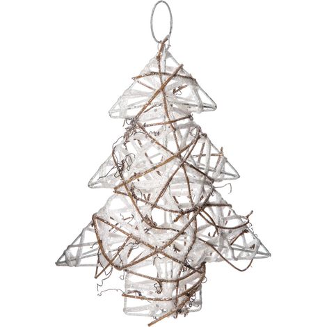 Sapin de Noël pailleté à suspendre
