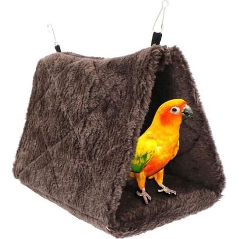 Hamac pour Oiseaux Pivoine Perroquet Nid Jouet pour Oiseaux, lit Suspendu pour Cage en Peluche, Nid d'oiseau, Tente,lit (1/5)