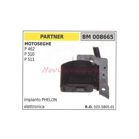 Bobina de encendido PARTNER para motores de motosierra P 462 510 511 008665