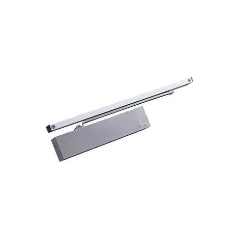 Groom – Ferme-porte hydraulique EN 1154 – Force de fermeture réglable 3/5 – Charge max 100 kg – Bras anti-vandalisme – Vitesse de fermeture réglable
