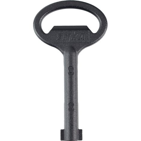 Clé d'armoire DIN 43668, alésage 5 MM, double panneton