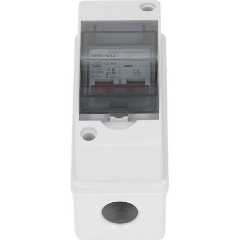 Interrupteur sectionneur photovoltaïque avec boîtier de distribution étanche IP65, mini-disjoncteur et boîte de jonction DC500V 63A (1/5)