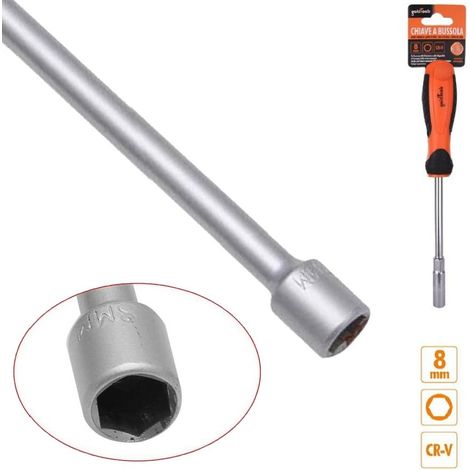 TRADE SHOP - Chiave A Bussola Esagonale 8 Mm Cacciavite Cr-v Con Impugnatura Ergonomica 94865 - (1/3)