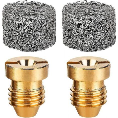 4 pièces 1,1 mm filetage buse en mousse orifice universel de remplacement mousse fabricant accessoires pour lance à mousse de neige (1/5)