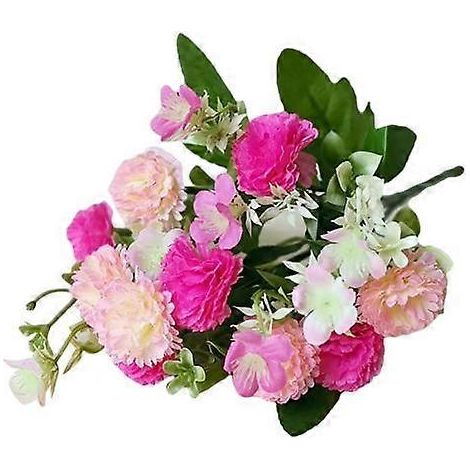 œillet artificiel pour décoration de jardin, arche de fête, mariage ou festival (à faire soi-même).rose rouge (1/5)