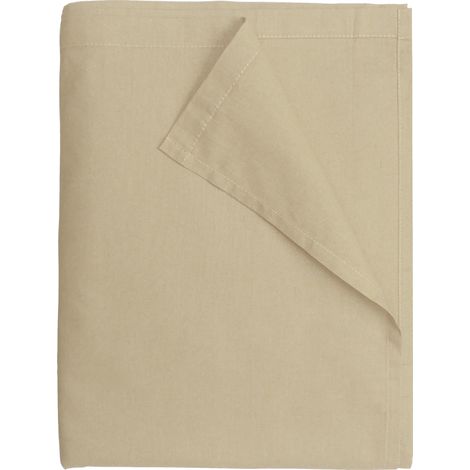 Drap Plat 240x300 cm Ficelle - 100% coton 57 Fils