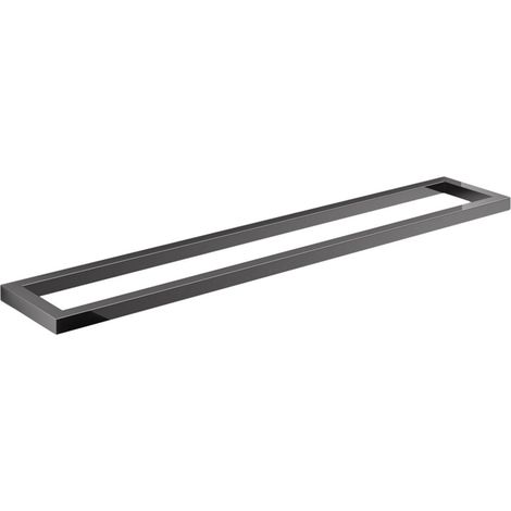 Lineabeta - Handtuch-/Zubehörhalter Grela L.60 cm aus schwarzem Nickelstahl