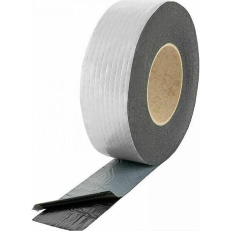 1 x Ruban d’étanchéité pour toiture (10 m × 50 mm × 1 mm) – Ruban froid ultra-résistant avec revêtement aluminium, idéal pour joints, raccords et réparations étanches sur toits plats et inclinés (1/5)