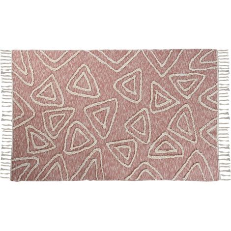 DKD Home Decor Tapis Rose Terracotta Blanc 120x180 cm (1/4)