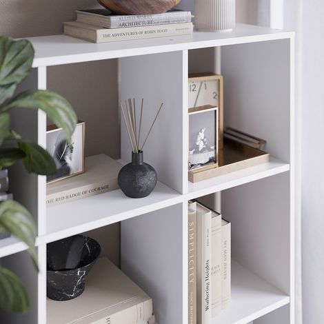 Meuble de rangement cube Nove, Blanc, 104 x 108 cm, Vicco (1/5)