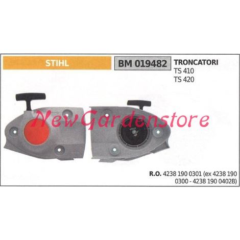 STIHL Motorsägenmotor Anlasser TS 410 420 019482