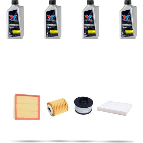 Kit tagliando 4 FILTRI e 4L OLIO compatibile con Opel Crossland X (P17) 1.5 TD 75kw dal 2018 (1/5)