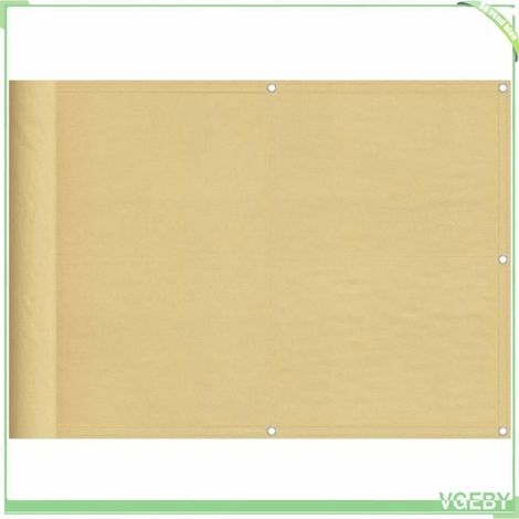 Écran de balcon - FAFEICY - 4000021 - 75x300 cm - 100% polyester Oxford (revêtement PU) - Sable (1/5)