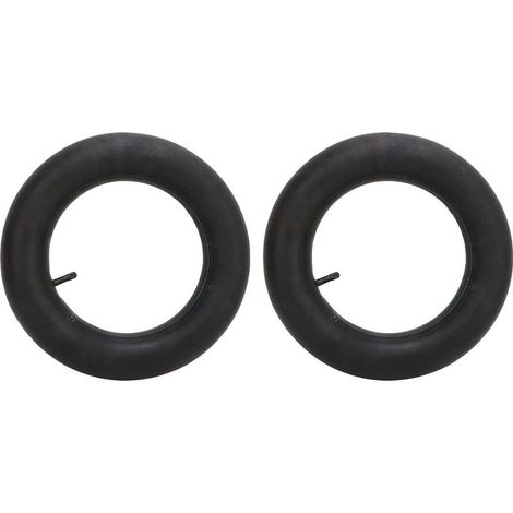 Set mit 2 Fahrradschläuchen 3.00/3.25-8 aus verstärktem Naturkautschuk mit TR13-Geradventil für Schubkarren und Gartengeräte (1/5)