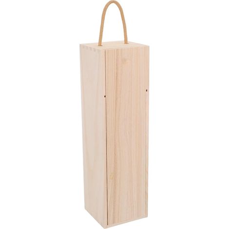 Boîte à Vin Vintage en Bois, Coffret Présent Khaki pour Bouteille (1/5)