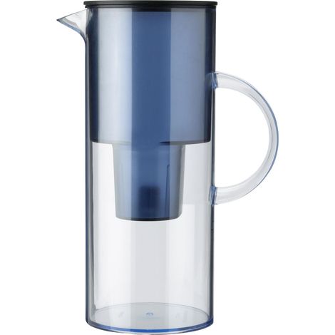 Stelton EM77 - Caraffa filtrante per acqua, 2 l, progettata da Erik Magnussen, riduce la durezza dei carbonati e le impurità per una migliore degustazione dell'acqua, acqua pulita senza problemi (1/2)