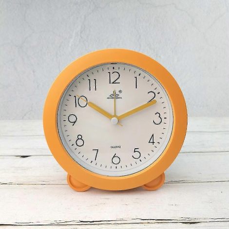 Horloge mignonne de style européen minimaliste de 12,5 cm pour étudiants et enfants (1/4)