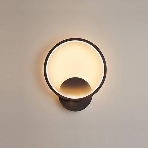 Rwoythk – Applique murale LED 14W – Lumière blanche chaude 3000K – Aluminium et fer forgé – Éclairage intérieur pour chambres et salons (1/5)