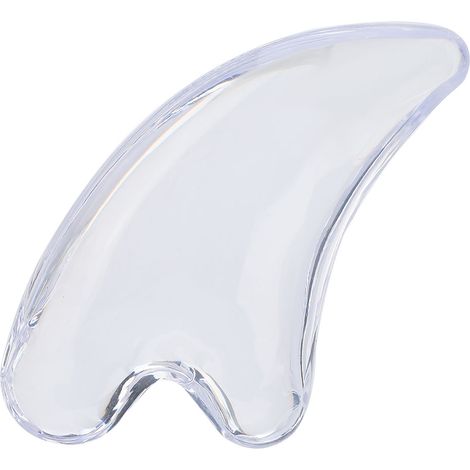 Plaque de raclage en résine naturelle pour massage facial et détox des méridiens (1/5)