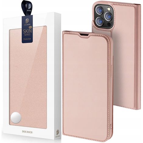 Custodia Dux Ducis Skin Pro con chiusura a libro per iPhone 13 Pro, colore rosa. (1/5)