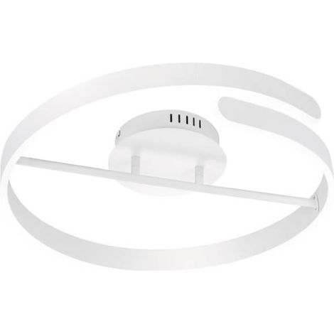 Plafonnier Design Cercle Led Gradateur 4000k Parme Blanc Trio Lighting (1/3)