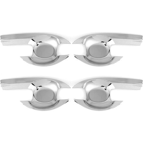 Ensemble de 4 poignées de porte chromées pour voiture, compatibles avec ISUZU DMAX 2012-2015 (1/5)