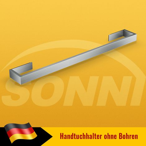 SONNI Handtuchhalter Toilettenpapierhalter ohne bohren Handtuchstange Edelstahl 60cm (1/5)
