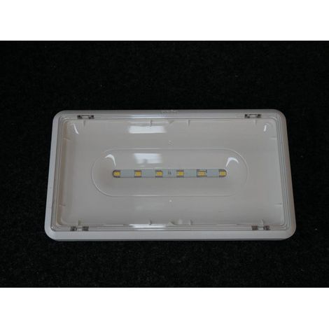 Luminaire d'ambiance sur source centralisée (LSC) saillie LED 5.5W 400lm tension 48- 220VAC ou 230VDC 225x125x45mm IP43 IK07 (1/2)