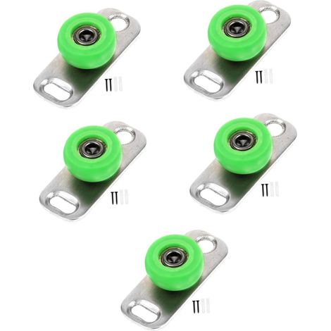 5 pièces guide de sol pour porte en verre (1/5)