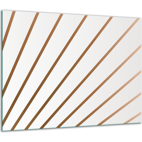 PLAQUE DE PROTECTION EN VERRE POUR CUISINIÈRE, MODÈLE 60x52 (1/5)