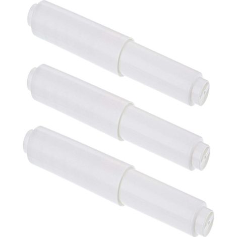 Lot 3 porte papier à ressort en plastique – Fixation par pression pour cuisine ou salle de bain (1/5)