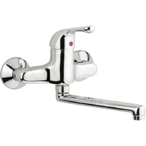 Miscelatore Cucina Argo Laos a canna lunga Monocomando a Parete  2530/01J (1/2)