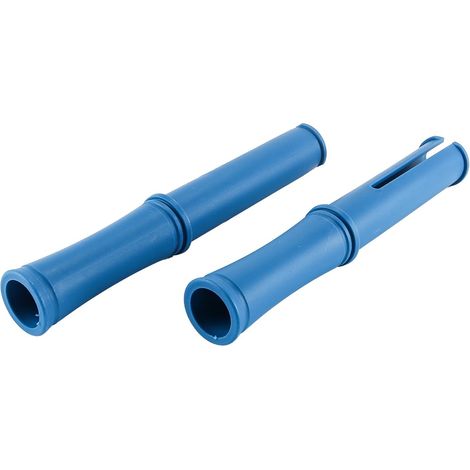Lot De 2 Rouleaux De Film Rétractable Avec Poignées Et Distributeur De Film Étirable Pour Emballage De Produits, Bleu (1/5)