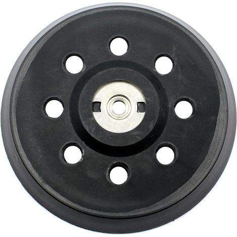 125mm Plateau de Poncage, Plateau pour Metabo SXE 325 Intec 425 Turbotec 631220000 (Noir)