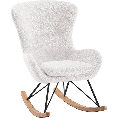 Fauteuil d'allaitement à bascule Vipack Rocky Blanc (1/3)
