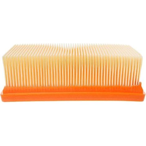 YanBan Filtre à plis plat compatible avec les appareils Karcher MV4/MV5/MV6/WD4/WD5/WD6 et les pièces de rechange pour aspirateur humide et sec Karcher (1/4)