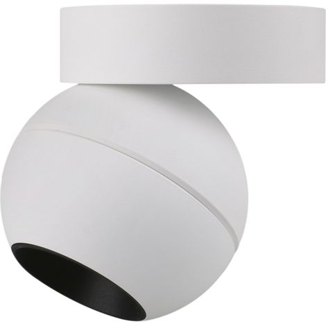 Adosado tilt UKU4 Corte de fase L,C LED COB 7W 881lm(764lm)/913lm(754lm)/954lm(817lm) CRI90 2700K/3000K/4000K 36º Blanco Negro