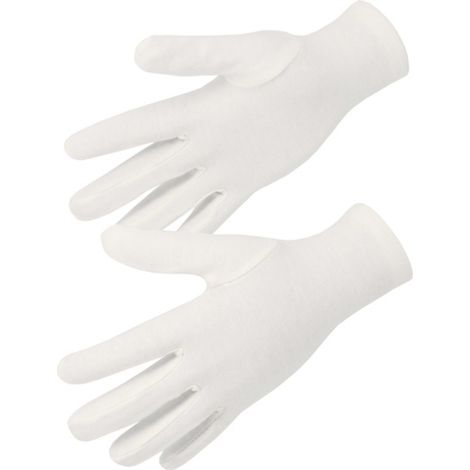 Gant coton interlock blanchi Ourlet Version lourde T8 - SINGER - JB10008