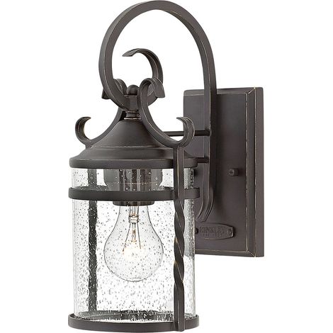 Casa Hinkley Outdoor Lanterne Murale 1 Lumière Olde Noir IP44 (1/4)