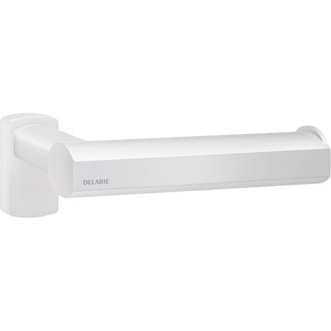 Support mural pour papier toilette Delabie Be-Line, finition mate blanche