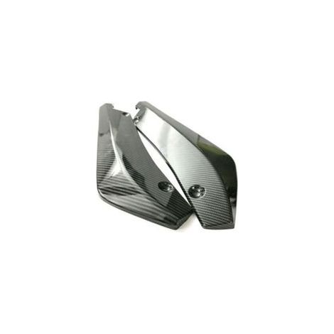 Vinilo universal para la barra trasera del coche, de fibra de carbono, para el alerón trasero y el divisor de esquina.