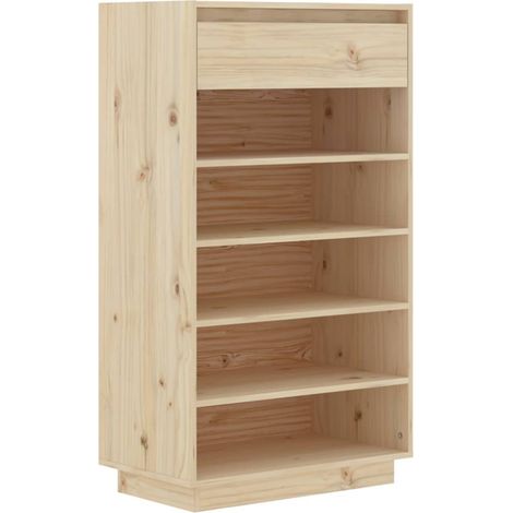 Maison Exclusive - Scarpiera 60x34x105 cm in Legno Massello di Pino
