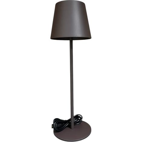 Imperia Lampada da tavolo led ricaricabile dimmerabile Thelma 3CCT 3W 280lm corten