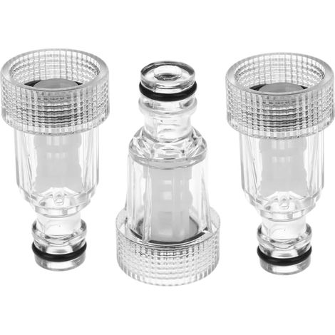 Adaptateur de pistolet de nettoyeur haute pression en plastique pour filtre à eau pour nettoyeur haute pression(lot de 3)