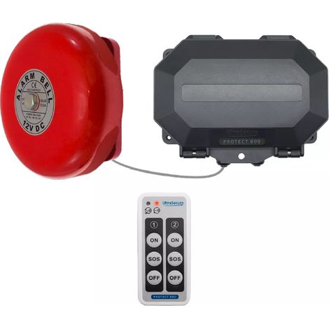 Récepteur armable extérieur sans fil longue portée 800m avec cloche - 2 zones / Durée réglable (PROTECT 800) (1/5)
