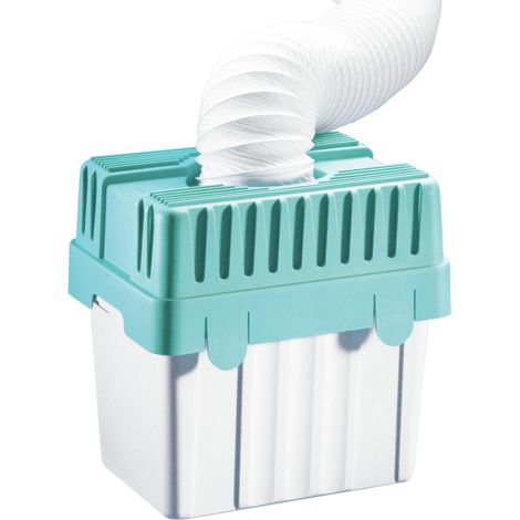 Wenko – Déshumidificateur pour sèche-linge – Capacité 8 litres – Tuyau flexible 150 x 10,5 cm – Évacuation sans ouverture murale